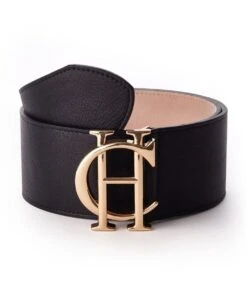 Holland Cooper Leather Wide Belt