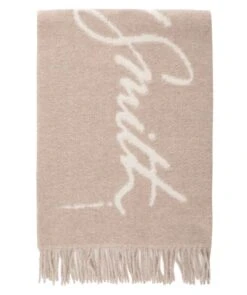 PAUL SMITH Wool Mix Logo Scarf