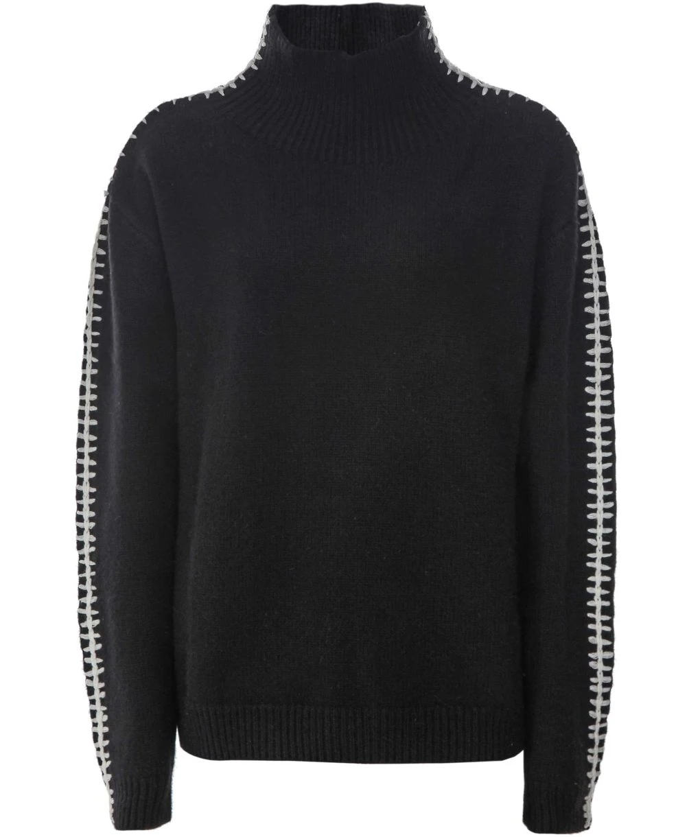 Whipstitch Turtleneck Cashmere Jumper 1 Whipstitch Turtleneck Cashmere Jumper