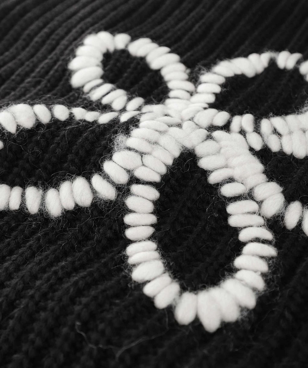 ESSENTIEL ANTWERP Floral Embroidered Scarf 2 ESSENTIEL ANTWERP Floral Embroidered Scarf - Image 2