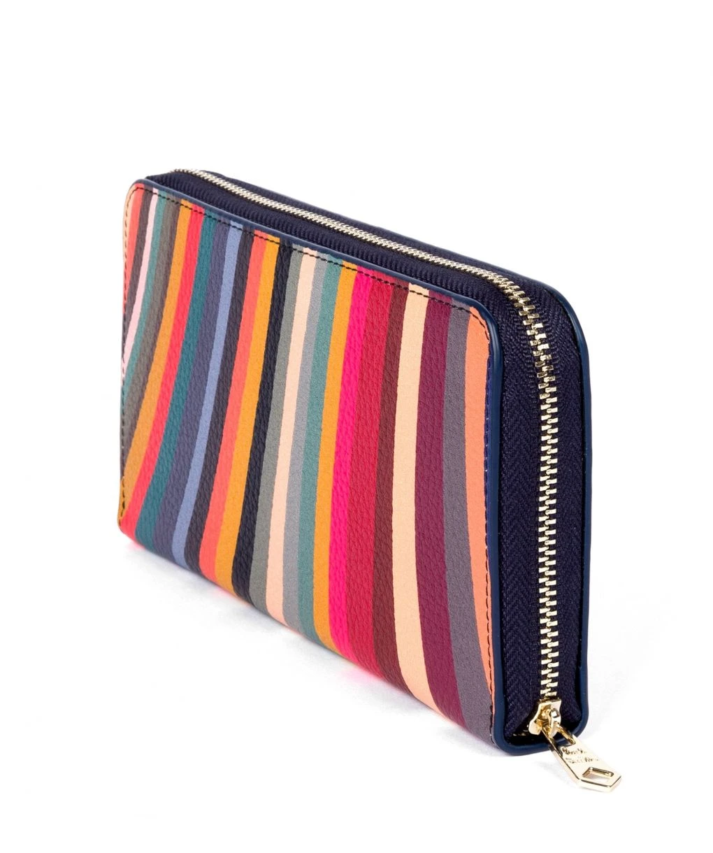 PAUL SMITH Swirl Print Leather Zip-Around Purse 2 PAUL SMITH Swirl Print Leather Zip-Around Purse - Image 2