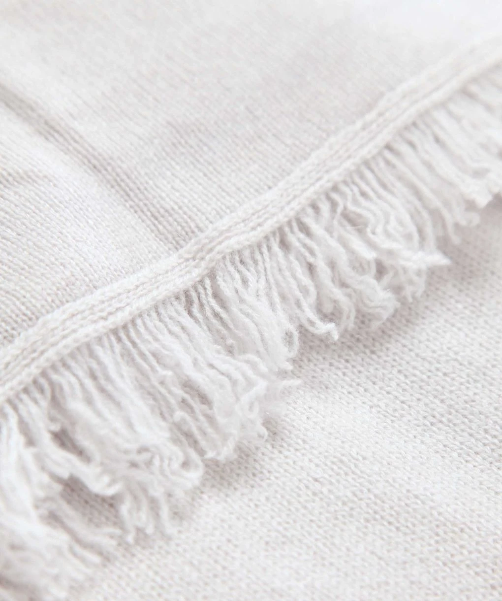 Cashmere Raw Edge Scarf 2 Cashmere Raw Edge Scarf - Image 2