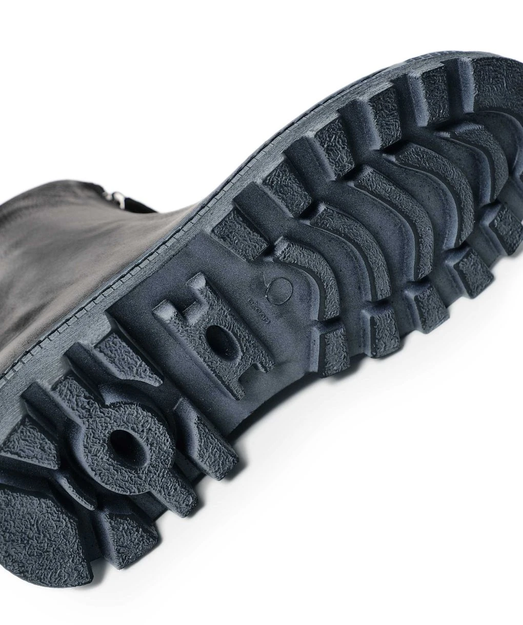 Zip Front Leather Boots 7 Zip Front Leather Boots - Image 7