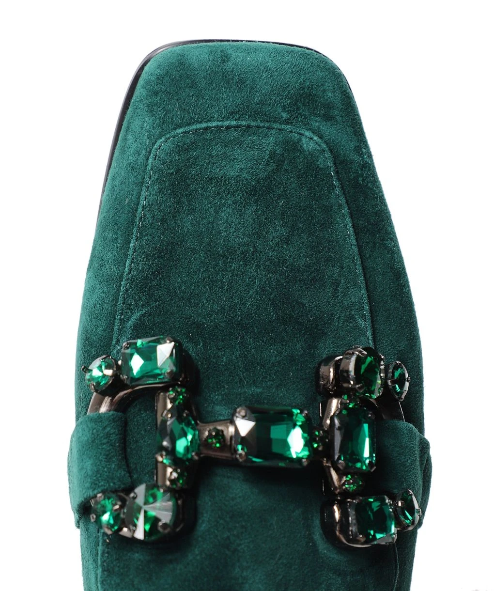 Alma En Pena Suede Jewel Loafers 5 Alma En Pena Suede Jewel Loafers - Image 5