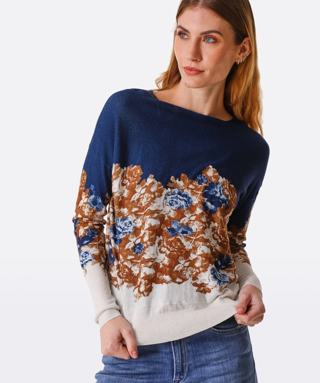 Narrate Floral Sweater 4 Narrate Floral Sweater - Image 4