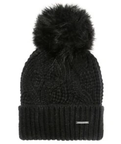Ladies Fashion Store 5 Aaf Detachable Pom Pom Beanie