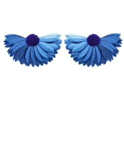 Sequined Marigold Earrings