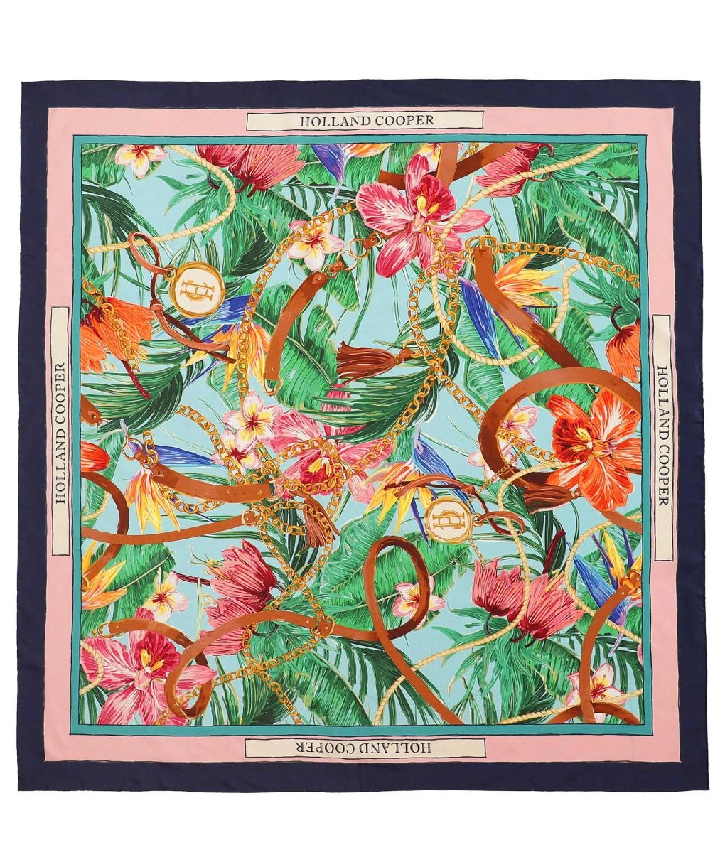 Holland Cooper Silk St. Lucia Scarf 1 Holland Cooper Silk St. Lucia Scarf
