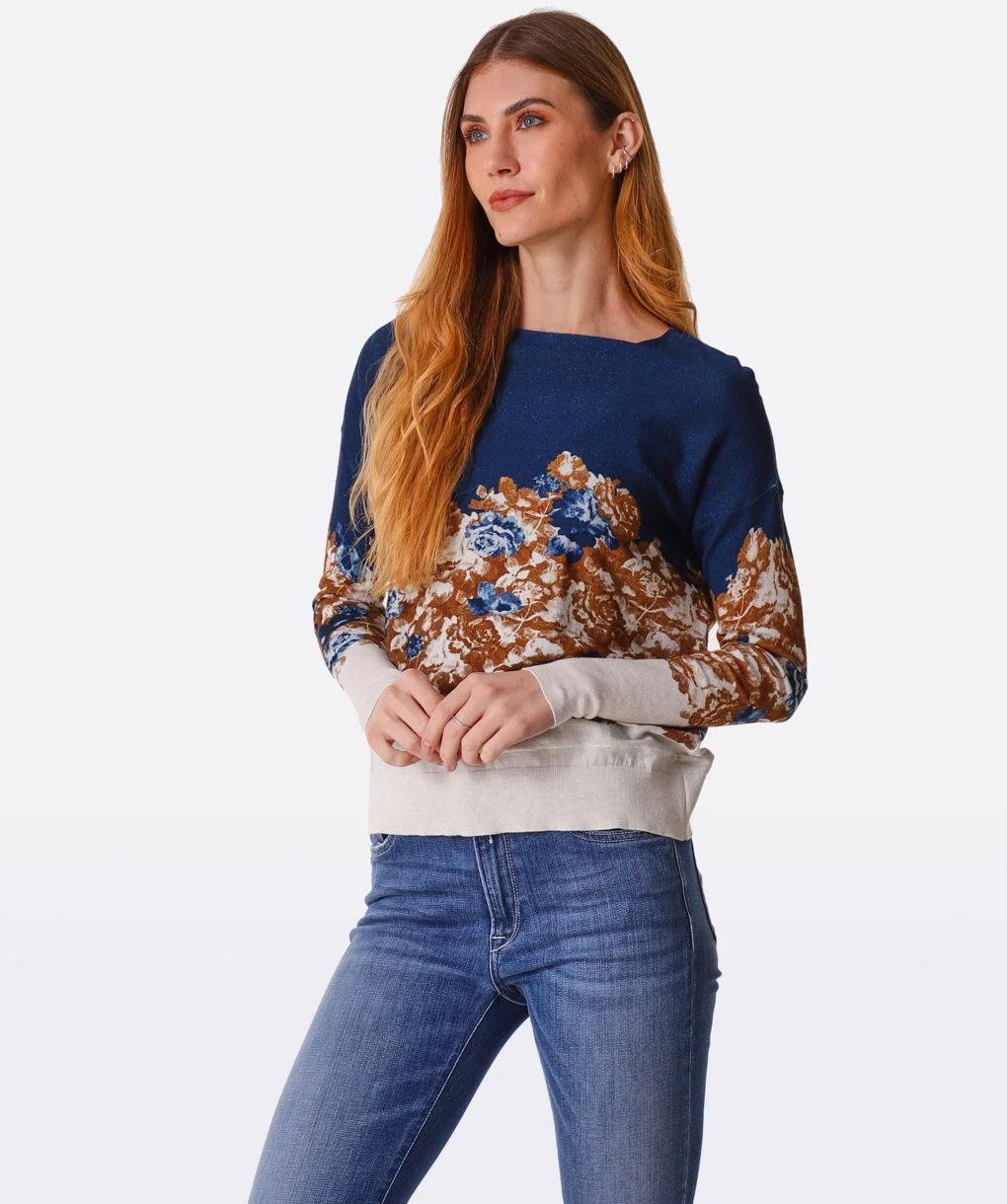 Narrate Floral Sweater 2 Narrate Floral Sweater - Image 2
