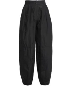 High Waisted Taffeta Trousers