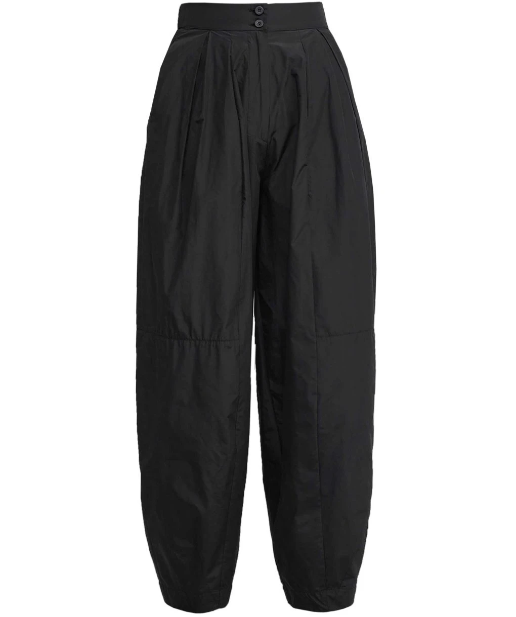 High Waisted Taffeta Trousers 1 High Waisted Taffeta Trousers