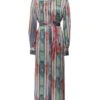PAUL SMITH Glass Stripe Crinkle Midi Shirt Dress