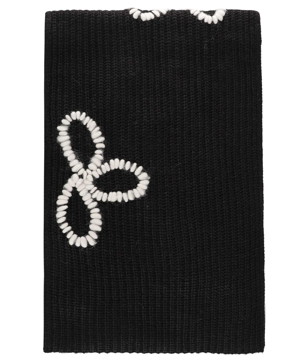 ESSENTIEL ANTWERP Floral Embroidered Scarf 1 ESSENTIEL ANTWERP Floral Embroidered Scarf