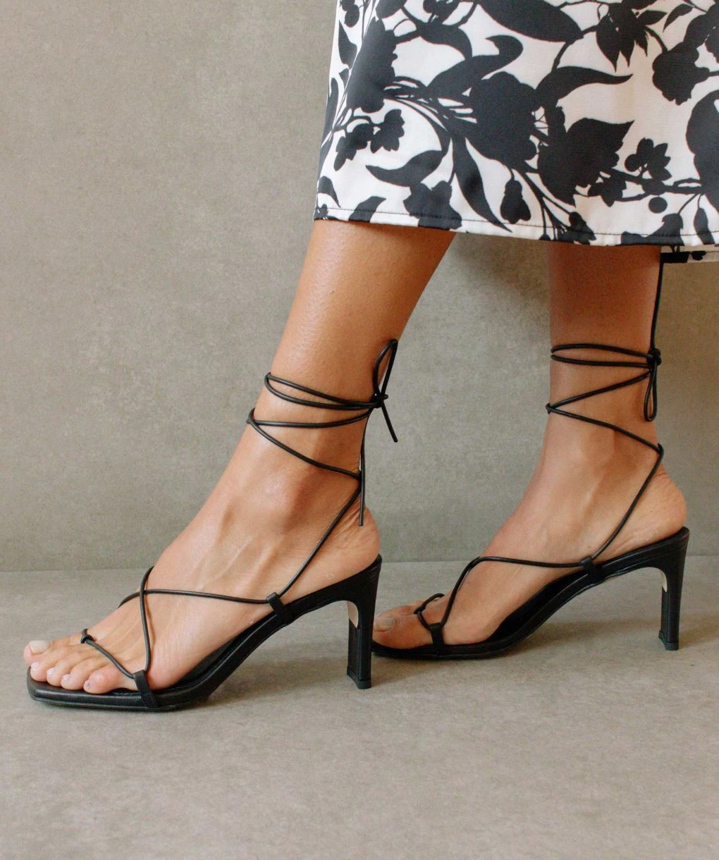 ALOHAS Bellini Leather Lace Up Sandals 2 ALOHAS Bellini Leather Lace Up Sandals - Image 2